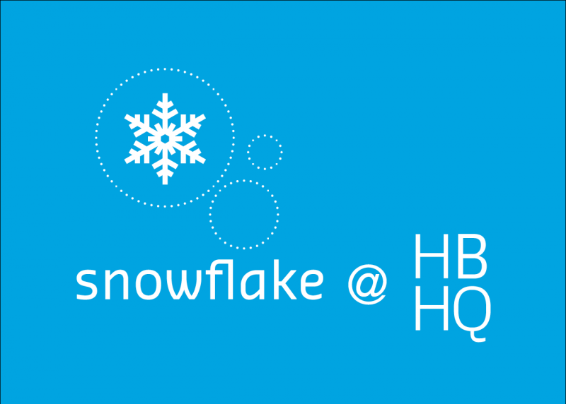 snowflake at HBHQ graphic 